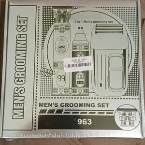 Silver Grooming Tools Set for Precision and Style